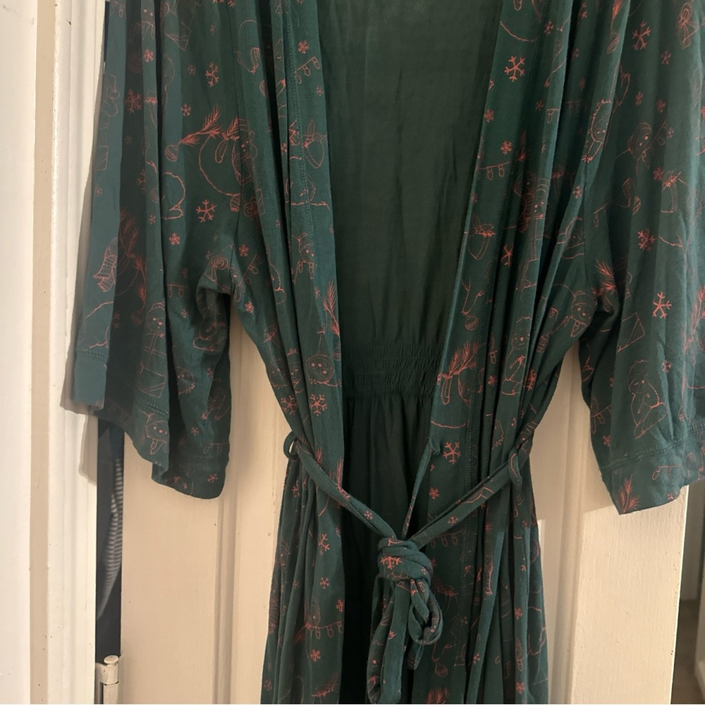 Prana Heavenly Christmas Sloth Robe Size S - Picture 7 of 11